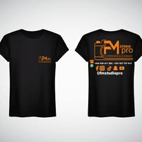 Mockup de impressão em t-shirt